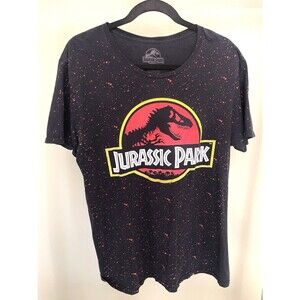 Jurassic World Mens Black Graphic T Shirt - Jurassic Park - Size L